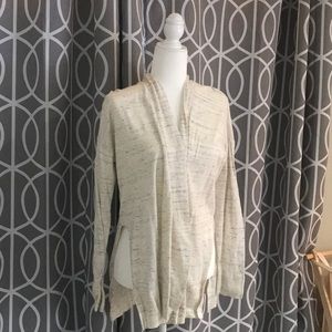 Lou & Grey White & Grey Cardigan